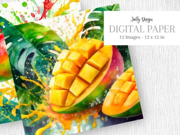 Download Fresh Juicy Mangoes Impressionist Art - Juicy Collection