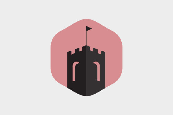 Download Hexagon Castle Logo Icon Premium Design - Premium design Collection