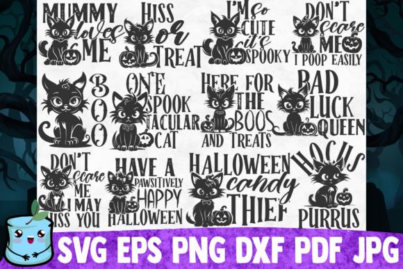 Download Halloween Cat Bundle - Cat bundle Collection