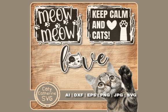 Download Cat Bundle SVG Cut Files - Cat bundle Collection