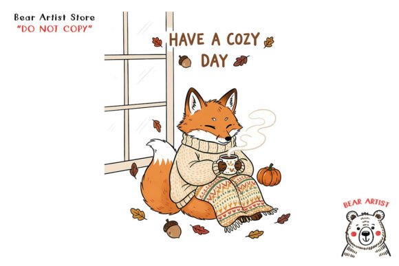 Download Cozy Fox Sweater Drink - Drink Collection