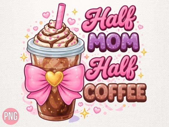 Download Half Mom Half Coffee Iced Drink PNG - Drink Collection