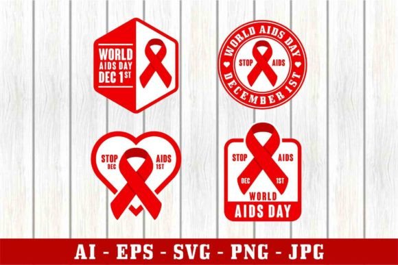 Download World Aids Day Badge Premium Design - Premium design Collection