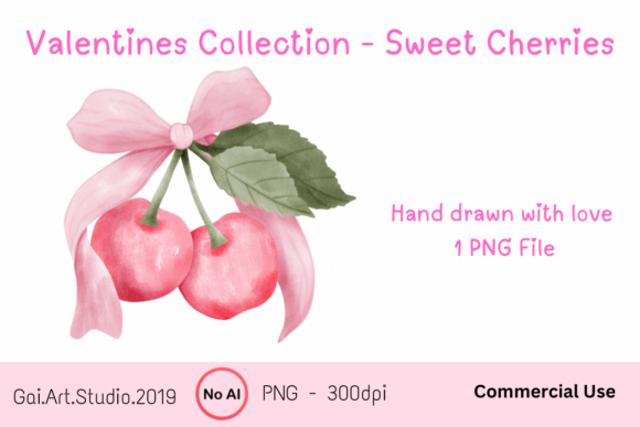 Download Valentines Collection Sweet Cherries - Premium Resources