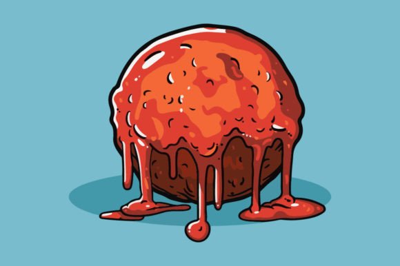 Download Juicy Meatball Dripping with Sauce - Juicy Collection